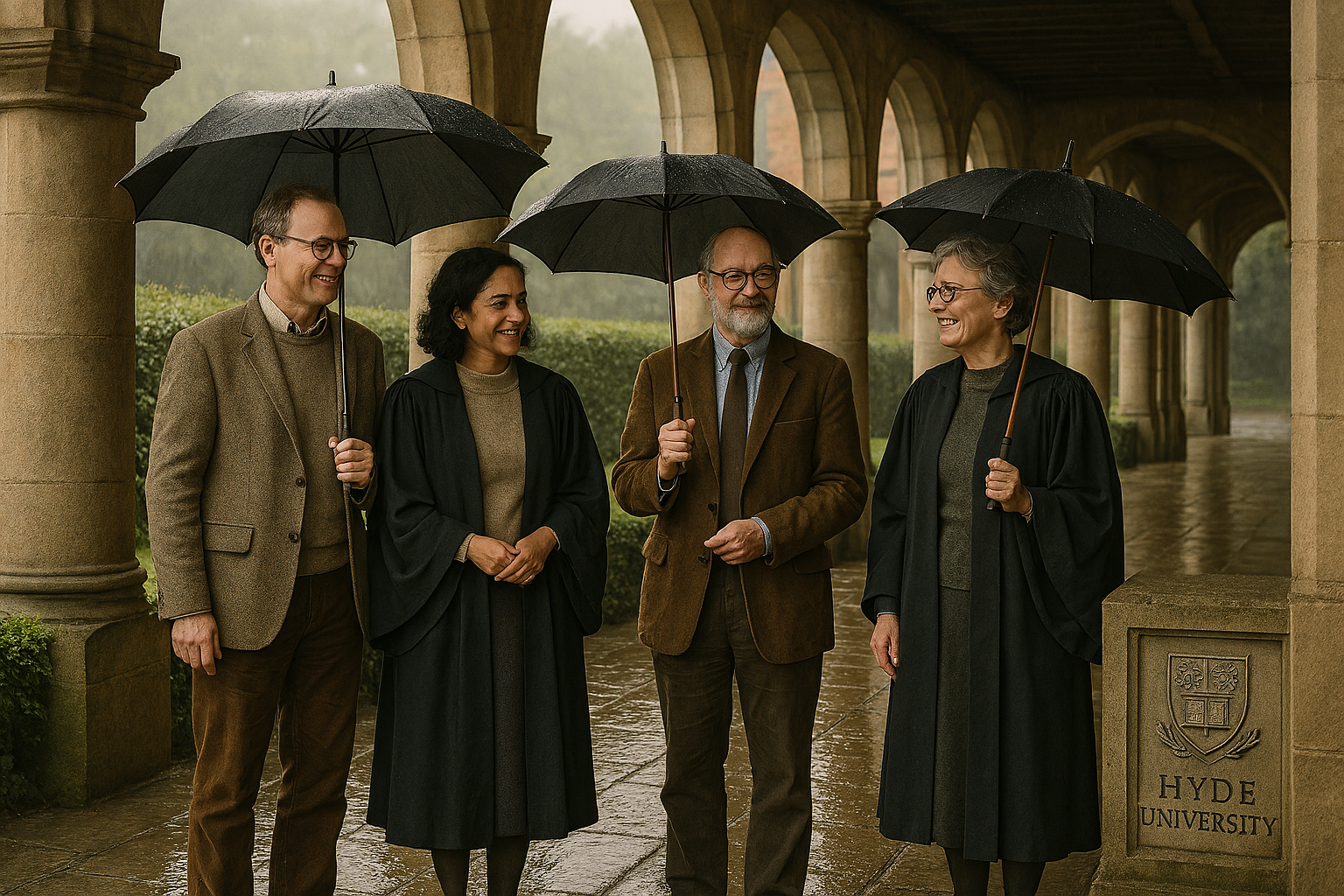 Our Faculty is here for Your Success — Hyde, Cheshire campus scene circa year 2000